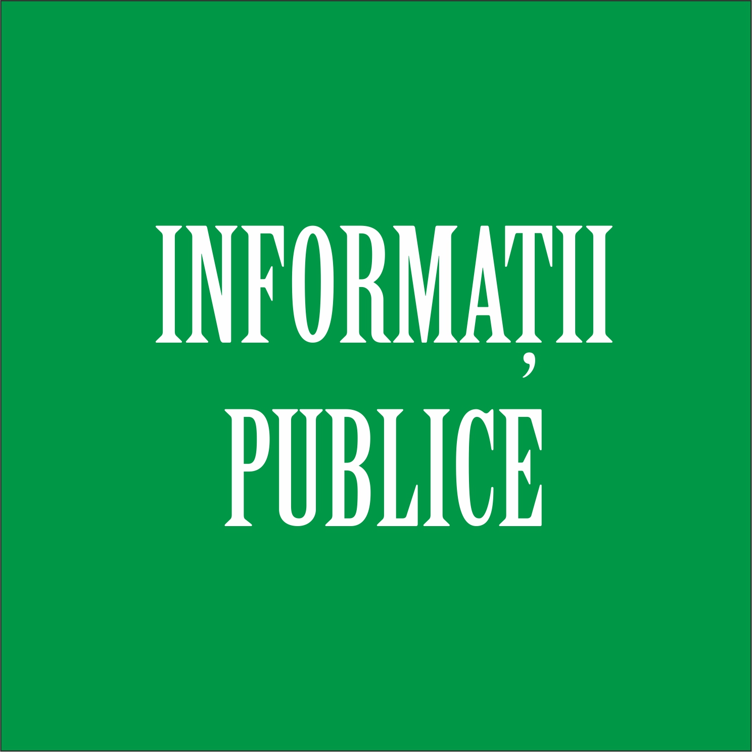 Informatii publice