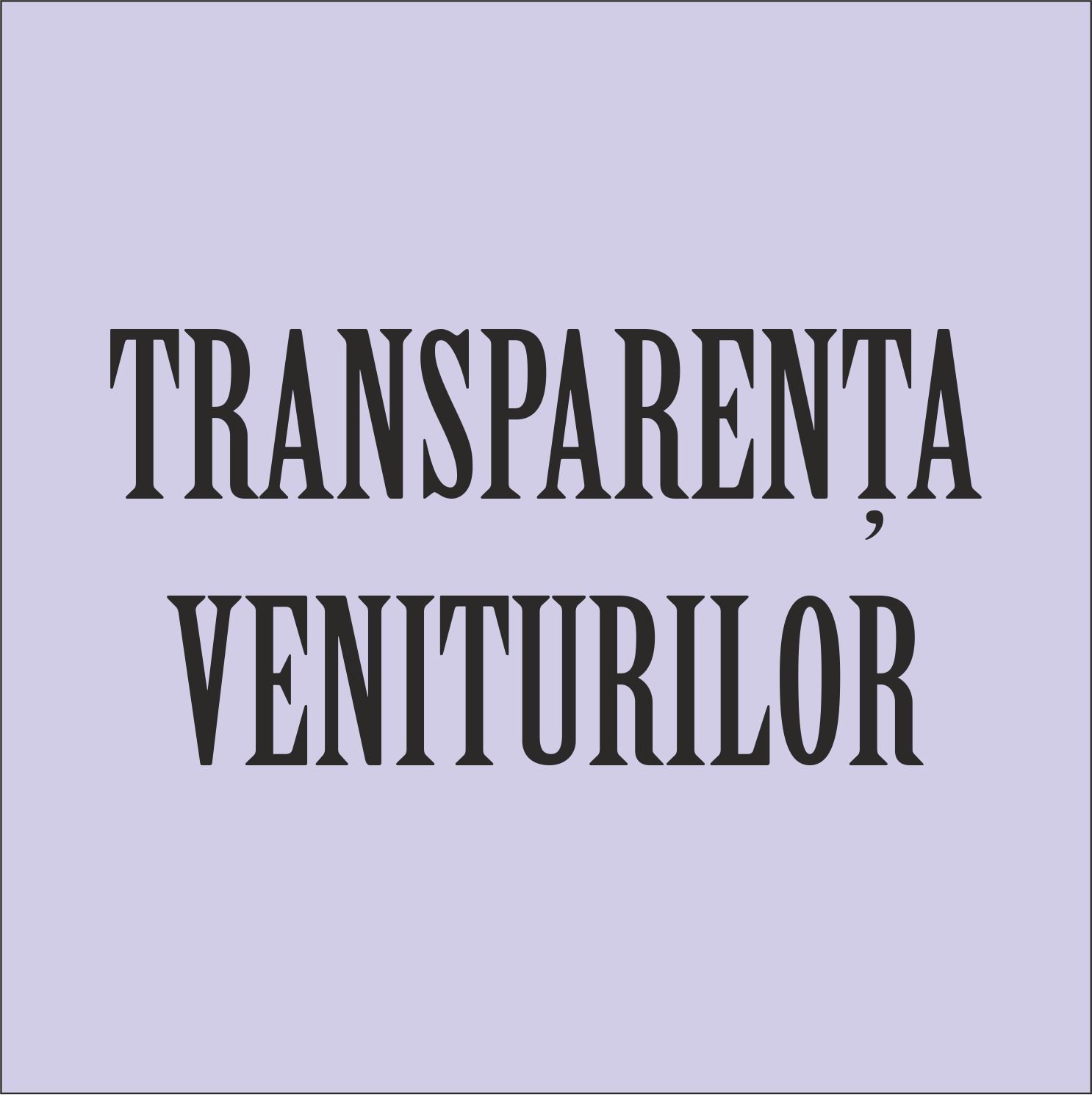 Transparenta veniturilor